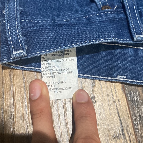 Baggy Dark Washed Dickies Carpenter Jeans - Picture 7 of 7